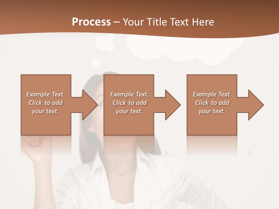 Girl Smiling Creative PowerPoint Template