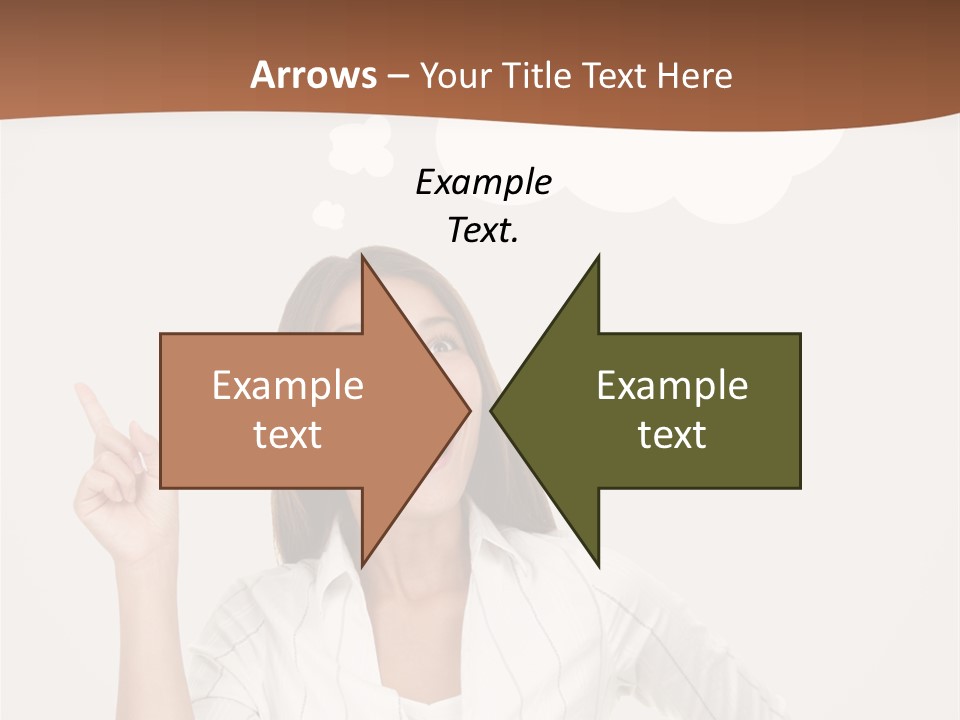 Girl Smiling Creative PowerPoint Template