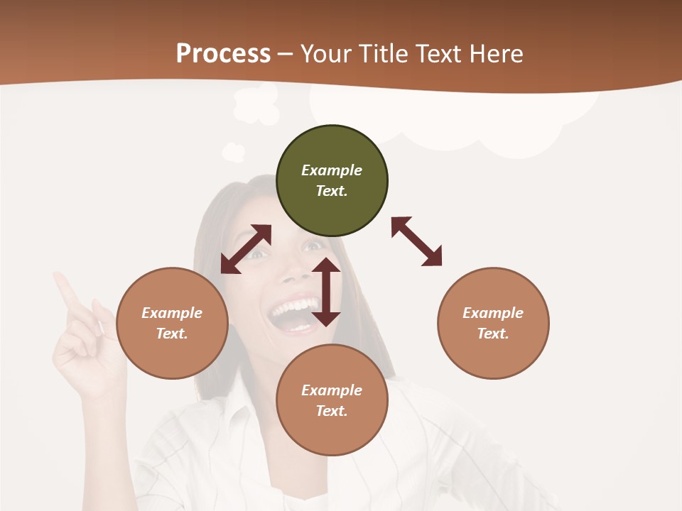 Girl Smiling Creative PowerPoint Template