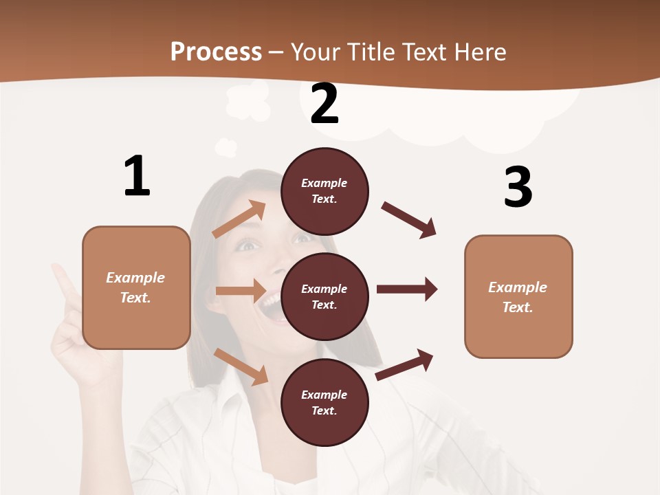 Girl Smiling Creative PowerPoint Template