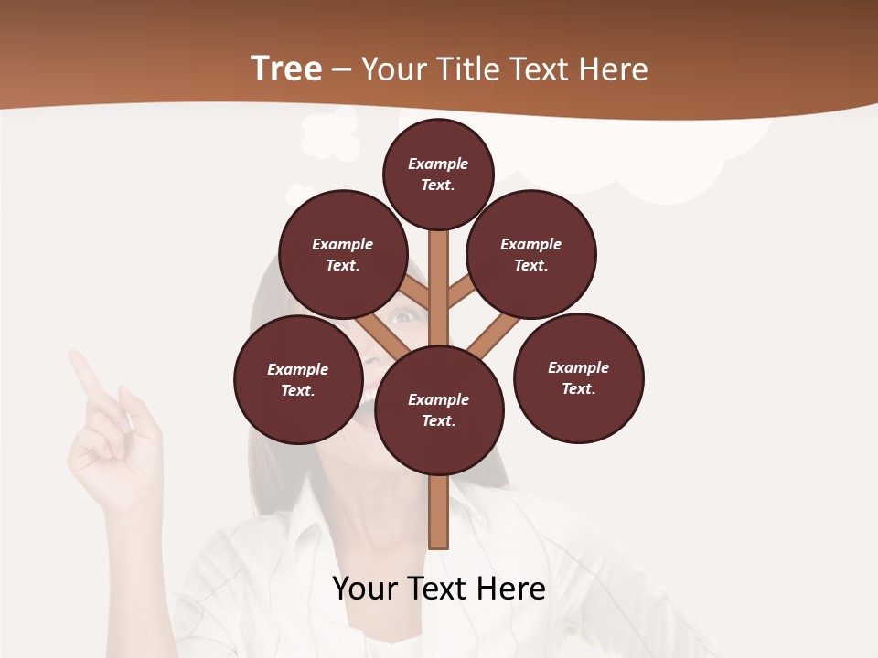 Girl Smiling Creative PowerPoint Template