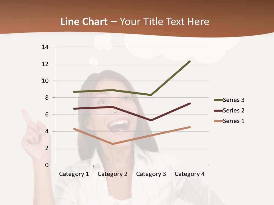 Girl Smiling Creative PowerPoint Template