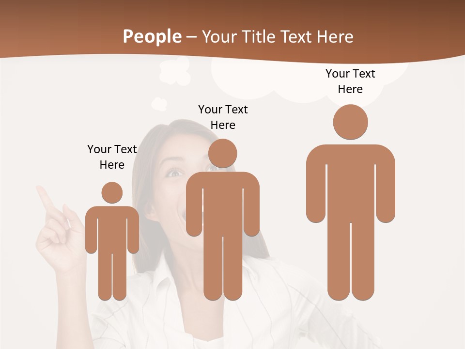 Girl Smiling Creative PowerPoint Template