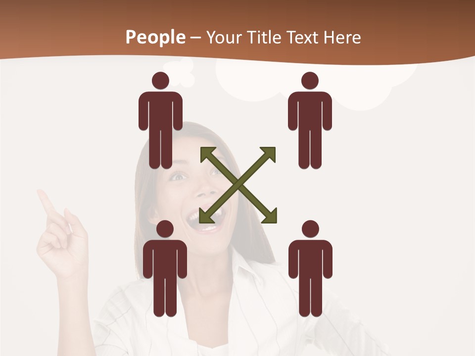 Girl Smiling Creative PowerPoint Template