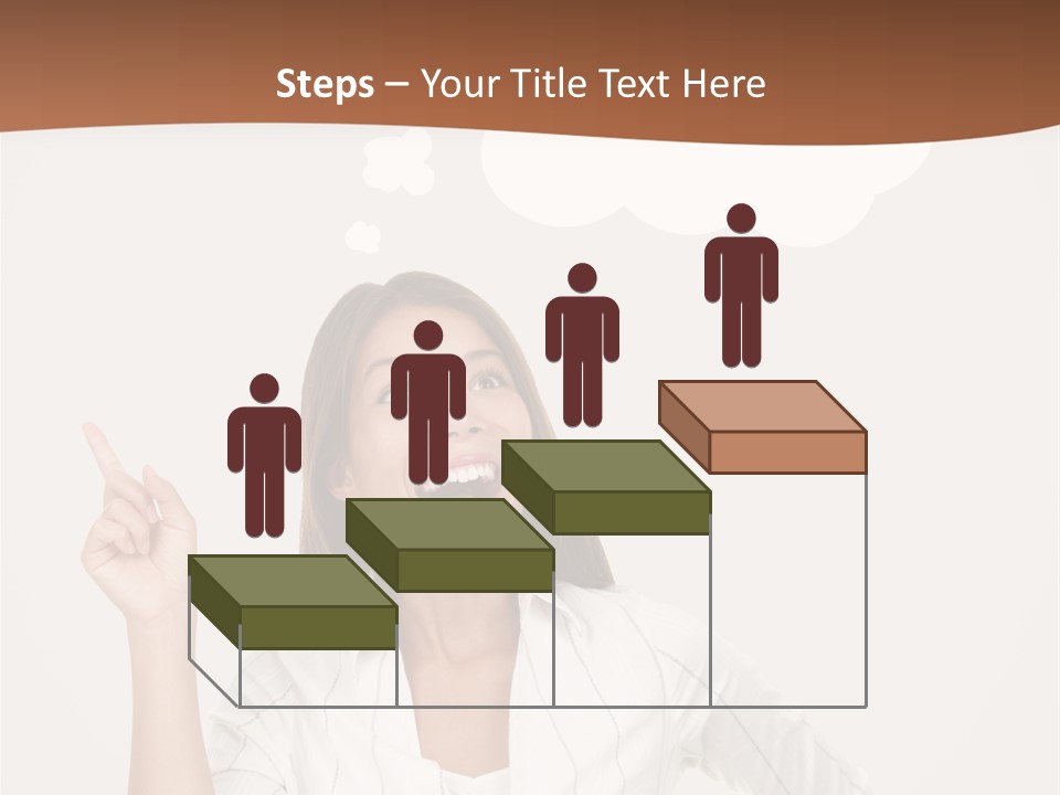 Girl Smiling Creative PowerPoint Template