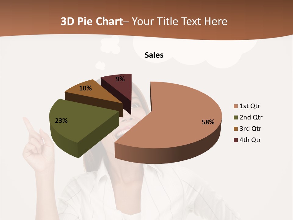 Girl Smiling Creative PowerPoint Template