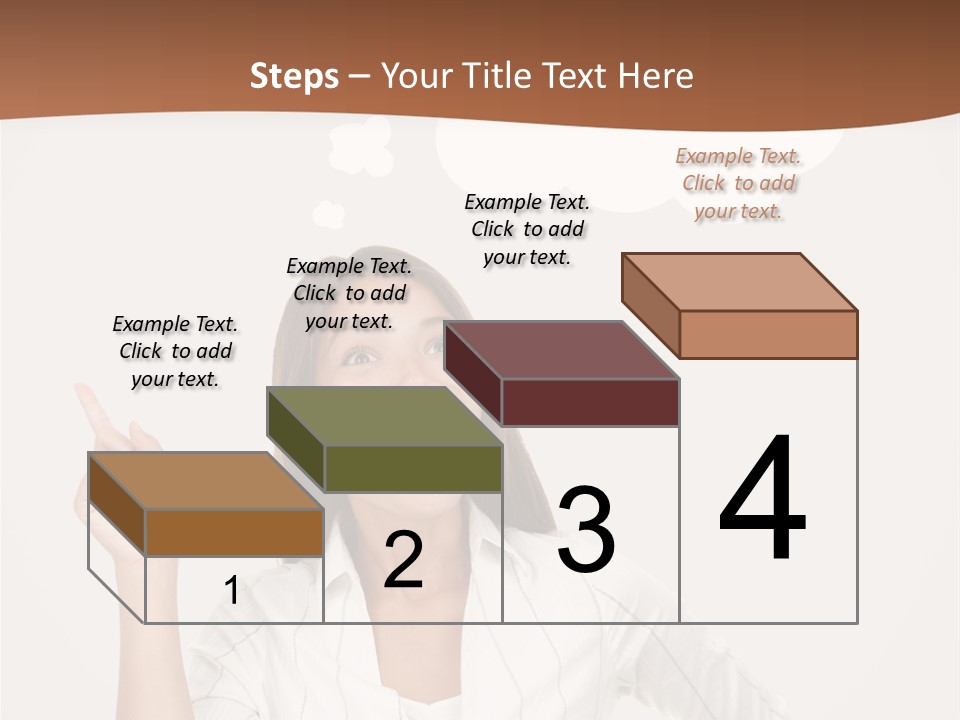 Girl Smiling Creative PowerPoint Template