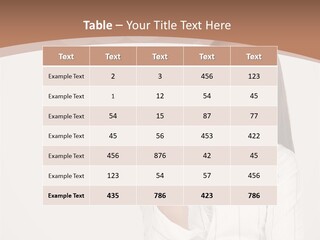 Bubble Businesswoman Thoughtful PowerPoint Template