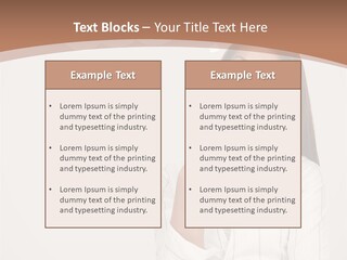 Bubble Businesswoman Thoughtful PowerPoint Template