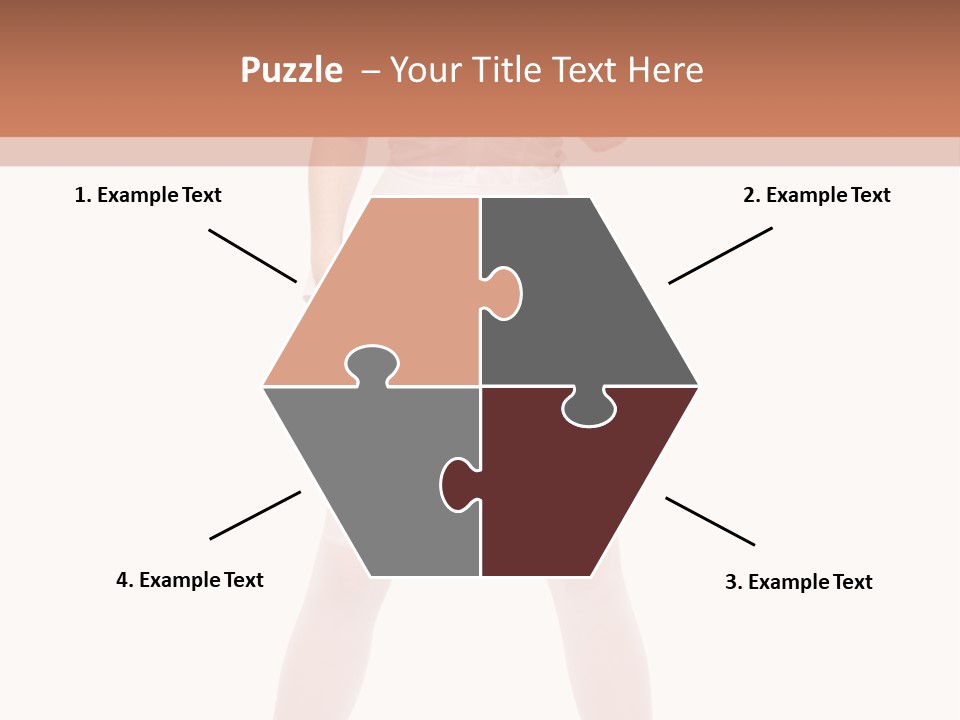 Beautiful Informal Girl PowerPoint Template