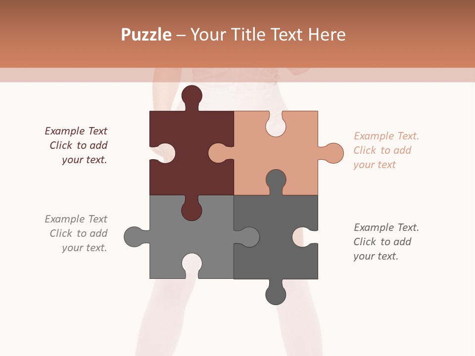 Beautiful Informal Girl PowerPoint Template