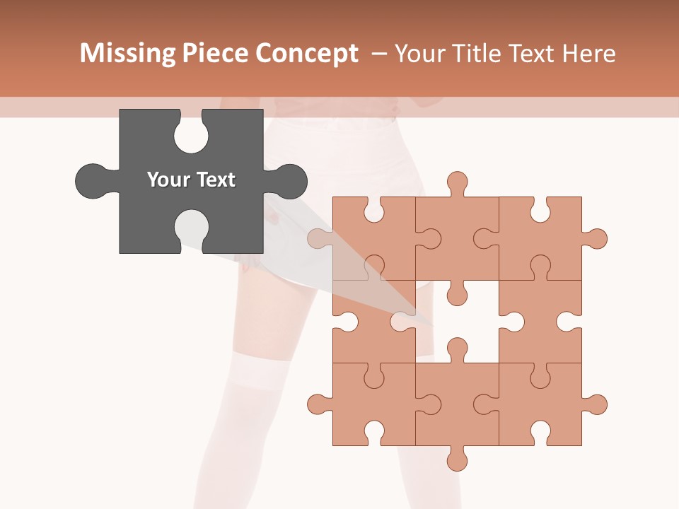 Beautiful Informal Girl PowerPoint Template