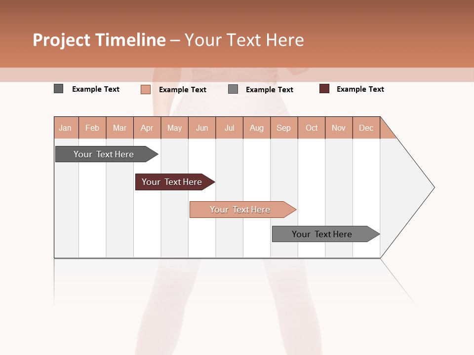 Beautiful Informal Girl PowerPoint Template