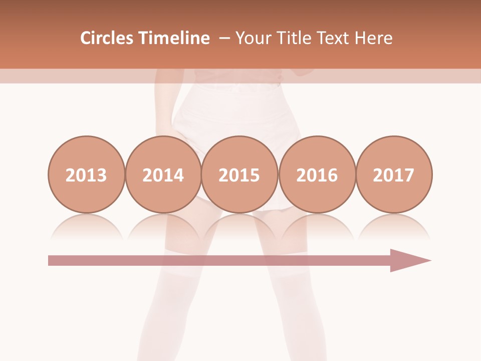 Beautiful Informal Girl PowerPoint Template