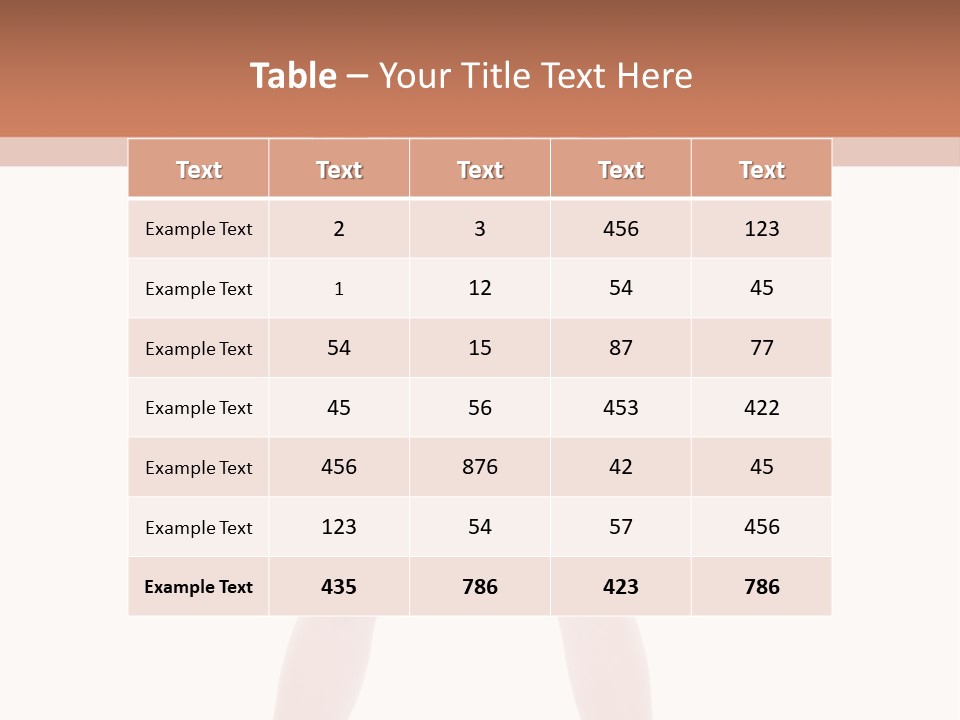 Beautiful Informal Girl PowerPoint Template