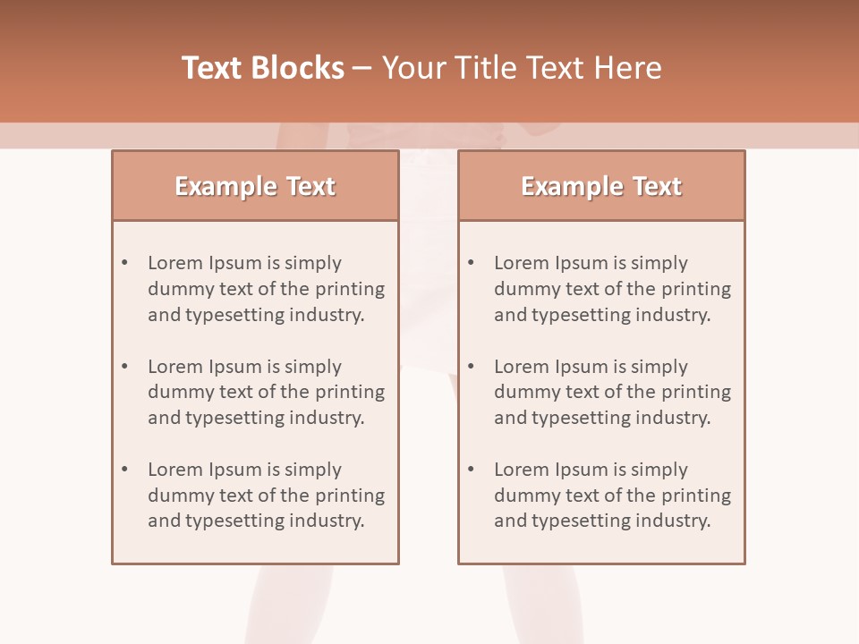 Beautiful Informal Girl PowerPoint Template