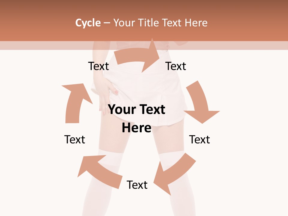 Beautiful Informal Girl PowerPoint Template
