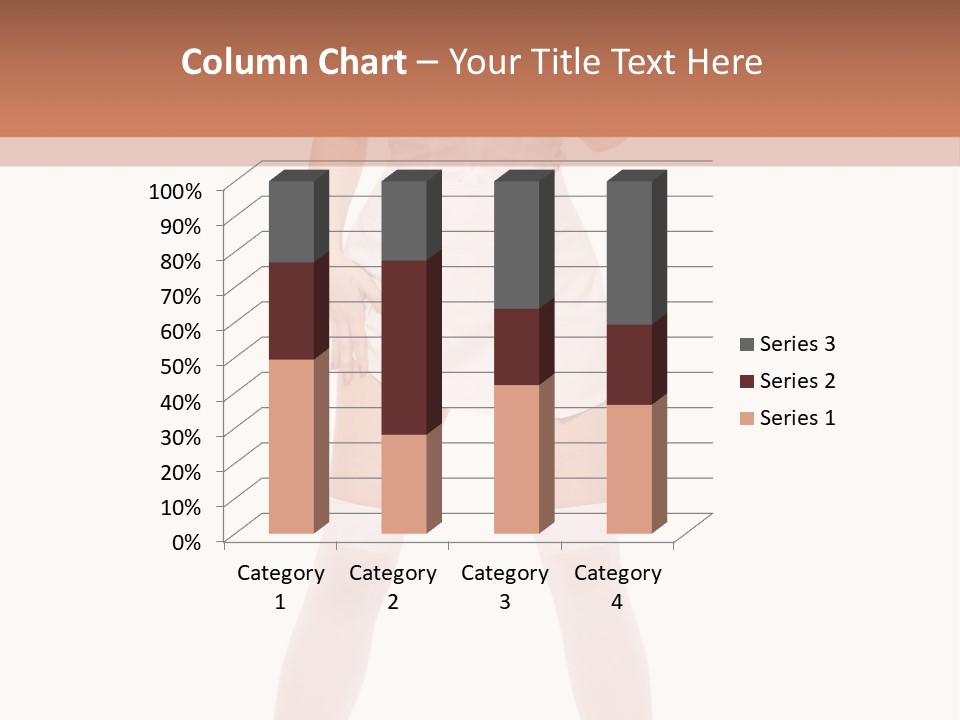 Beautiful Informal Girl PowerPoint Template