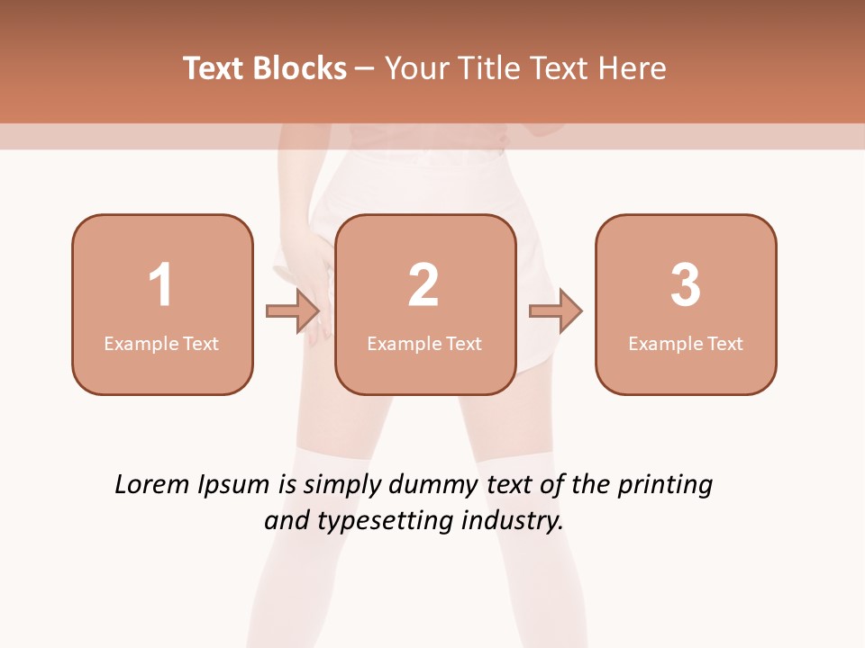 Beautiful Informal Girl PowerPoint Template