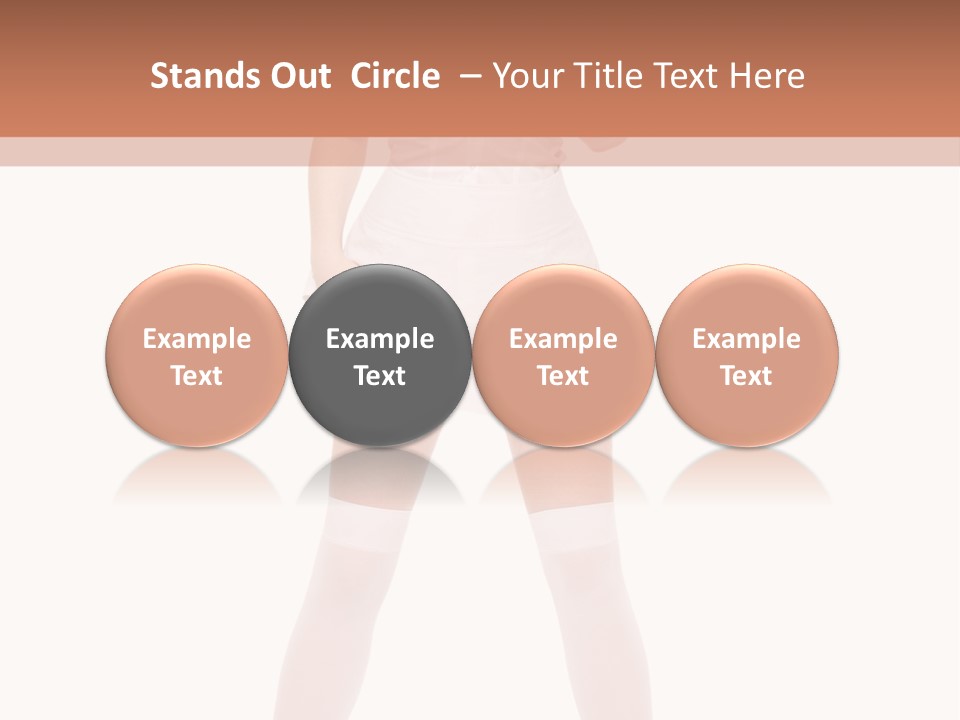 Beautiful Informal Girl PowerPoint Template