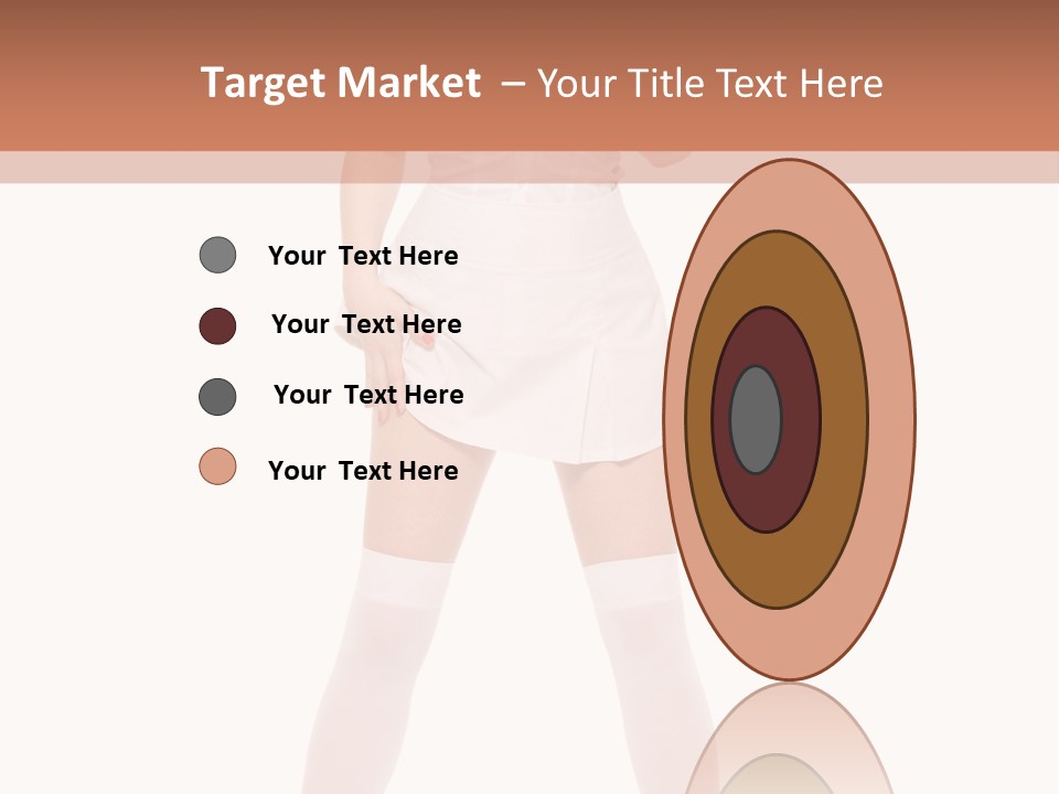 Beautiful Informal Girl PowerPoint Template