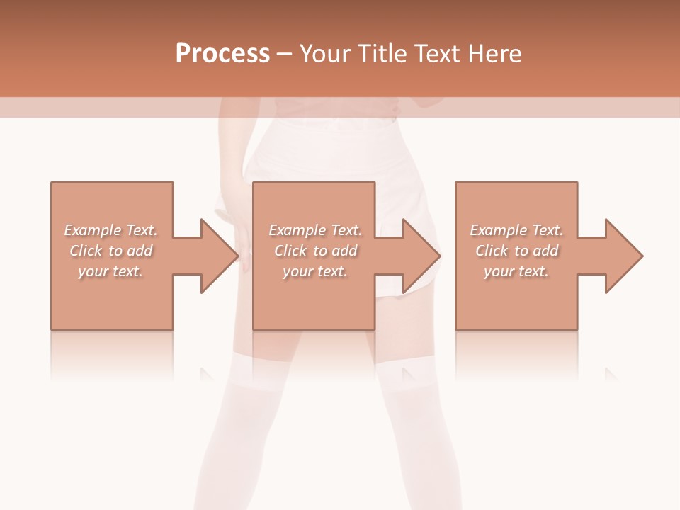 Beautiful Informal Girl PowerPoint Template