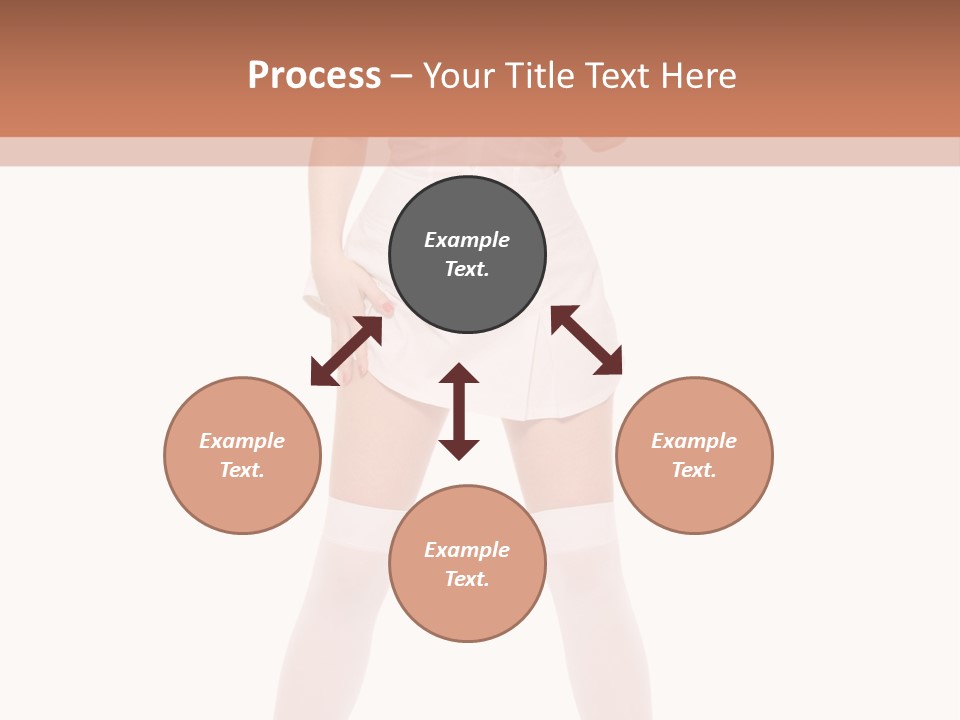 Beautiful Informal Girl PowerPoint Template