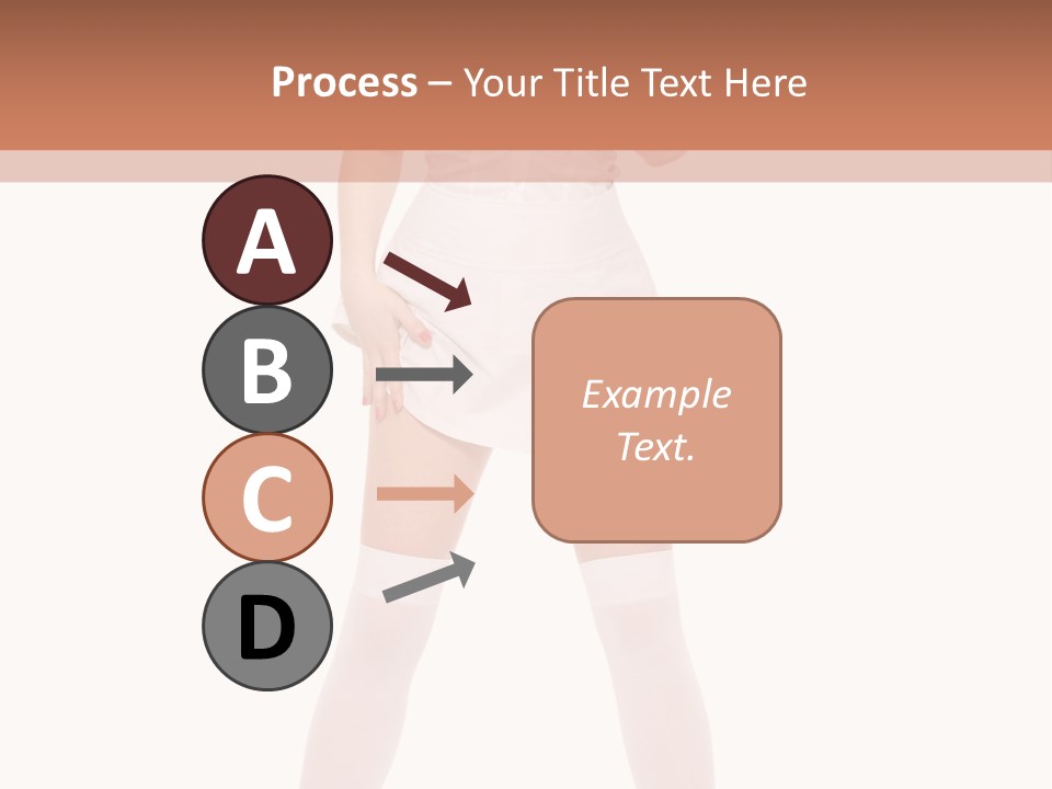 Beautiful Informal Girl PowerPoint Template