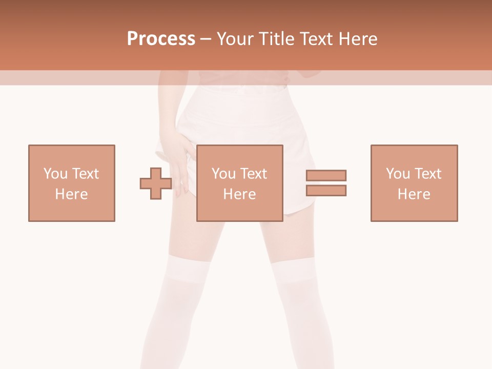 Beautiful Informal Girl PowerPoint Template