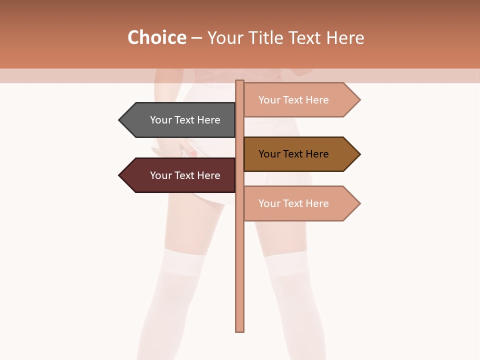 Beautiful Informal Girl PowerPoint Template