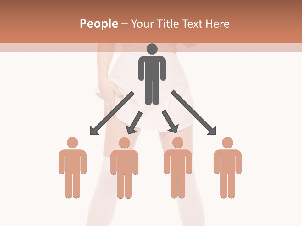 Beautiful Informal Girl PowerPoint Template