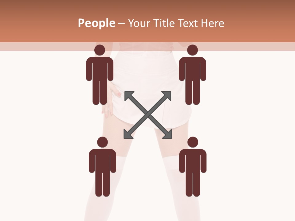 Beautiful Informal Girl PowerPoint Template