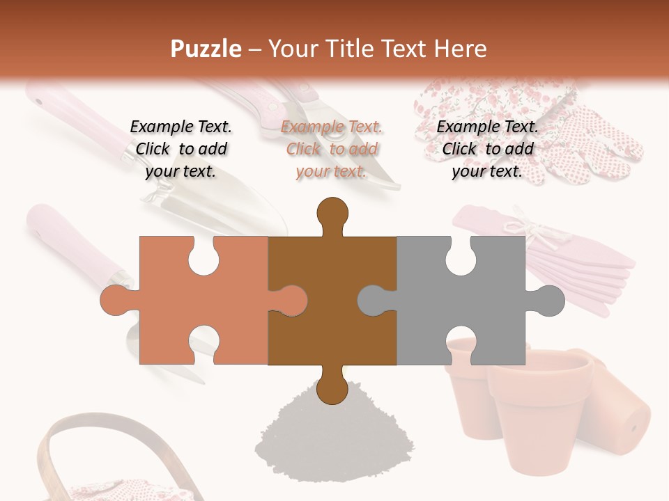 Trug Sticks Ladies PowerPoint Template