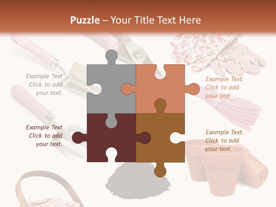 Trug Sticks Ladies PowerPoint Template