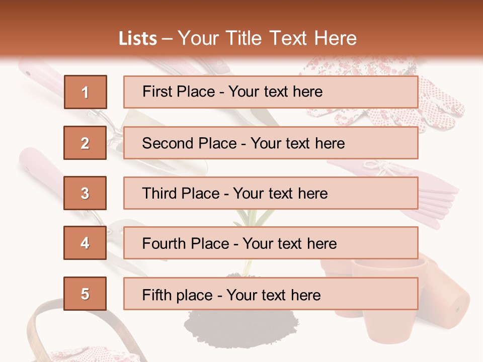 Trug Sticks Ladies PowerPoint Template