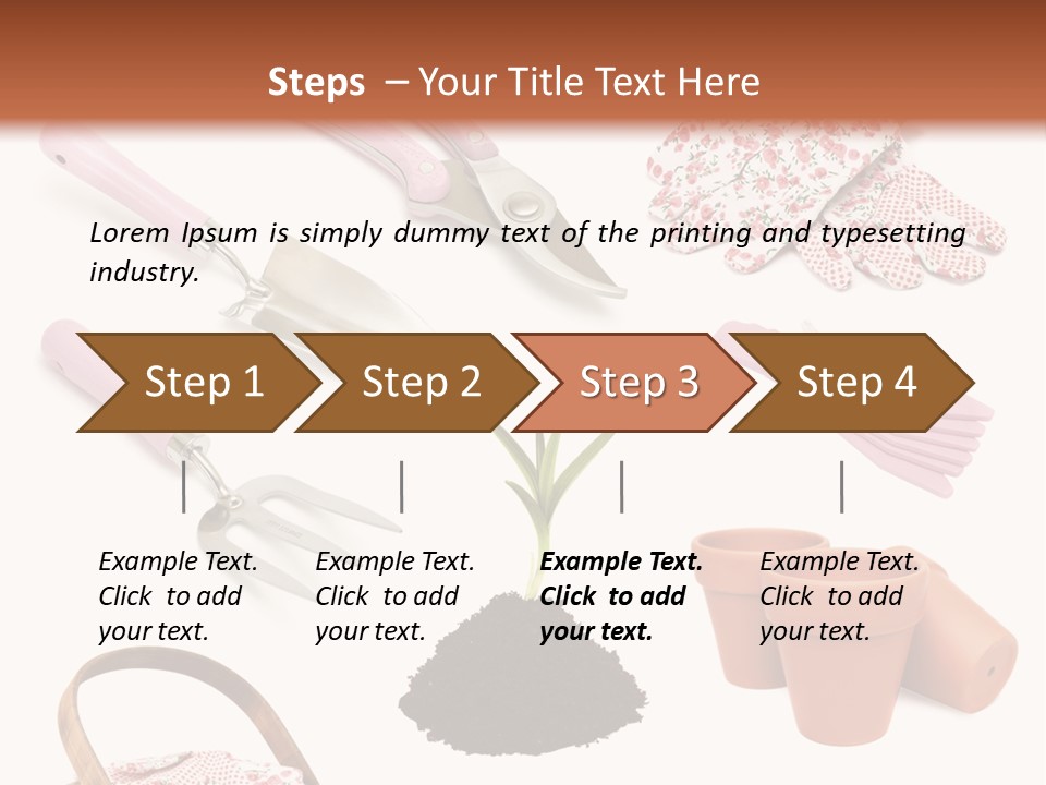 Trug Sticks Ladies PowerPoint Template