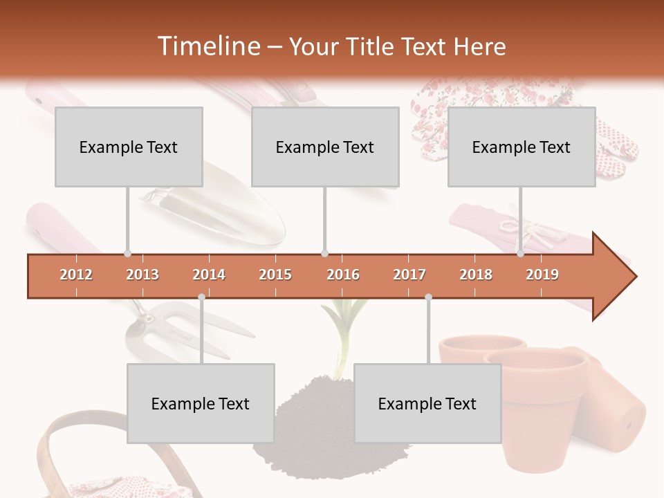 Trug Sticks Ladies PowerPoint Template
