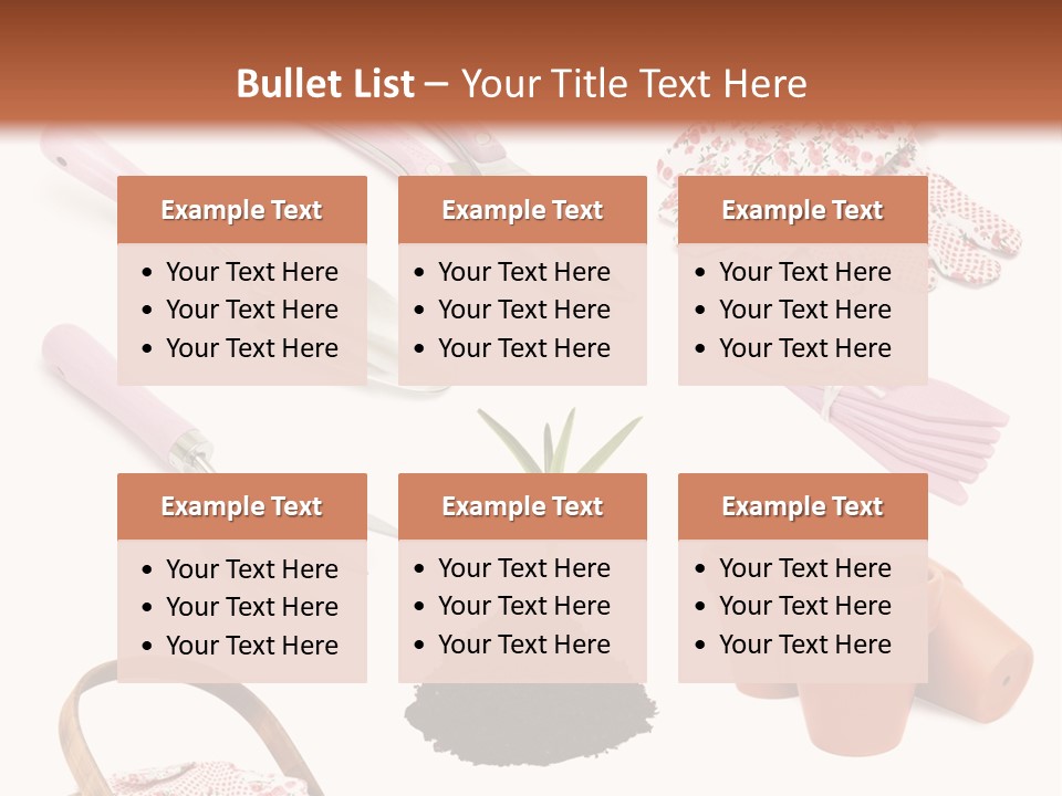 Trug Sticks Ladies PowerPoint Template