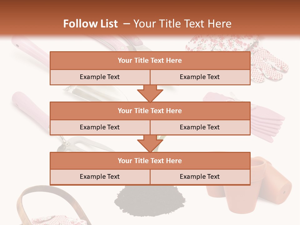 Trug Sticks Ladies PowerPoint Template