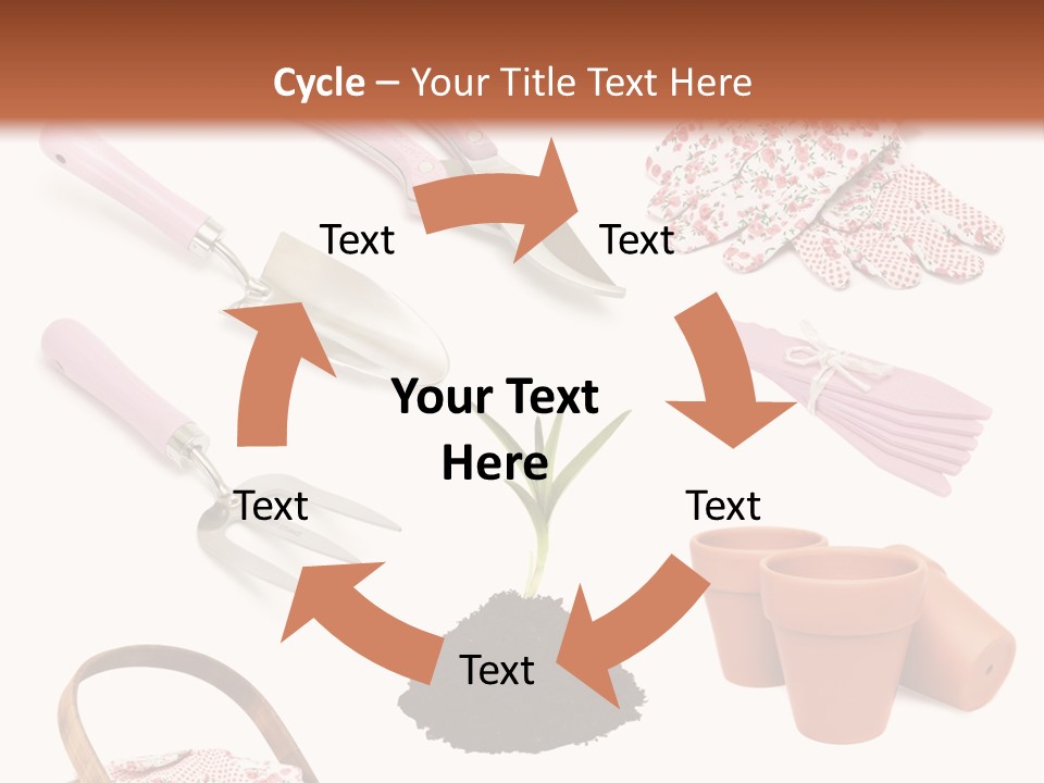 Trug Sticks Ladies PowerPoint Template