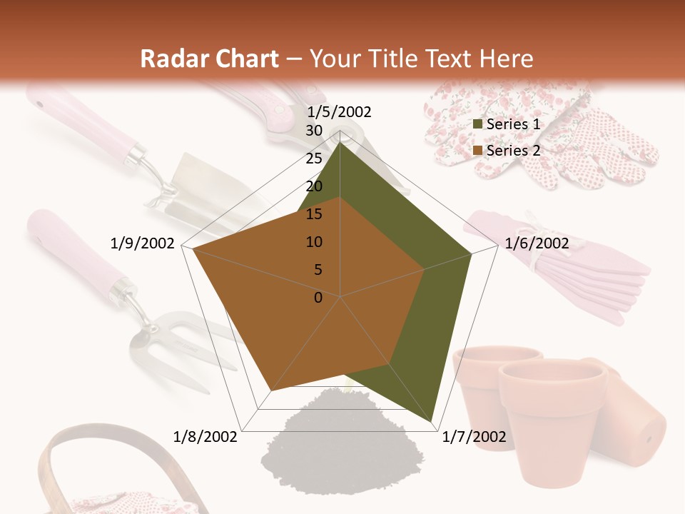 Trug Sticks Ladies PowerPoint Template