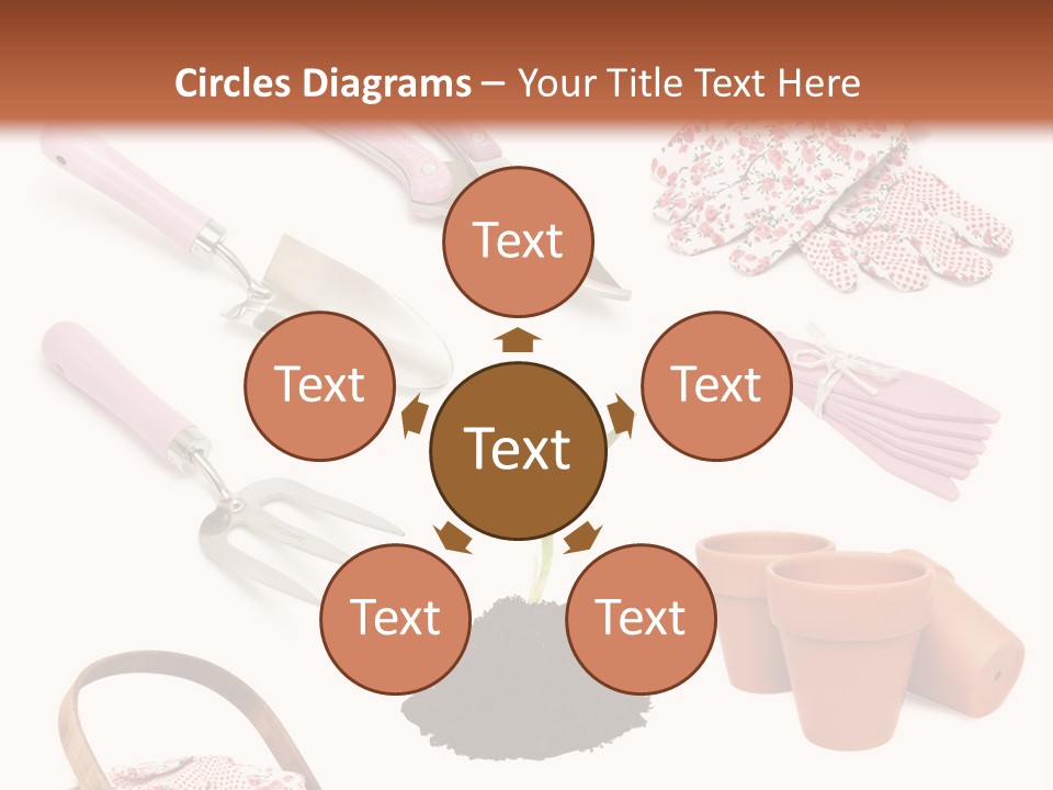 Trug Sticks Ladies PowerPoint Template