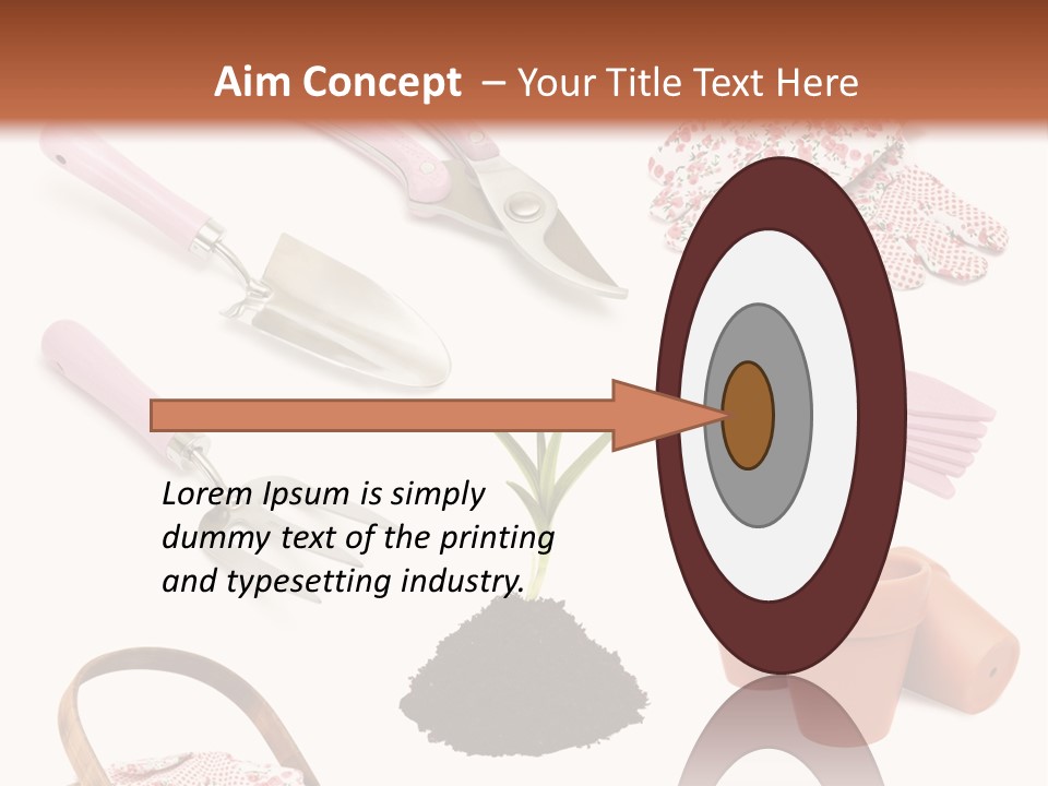 Trug Sticks Ladies PowerPoint Template