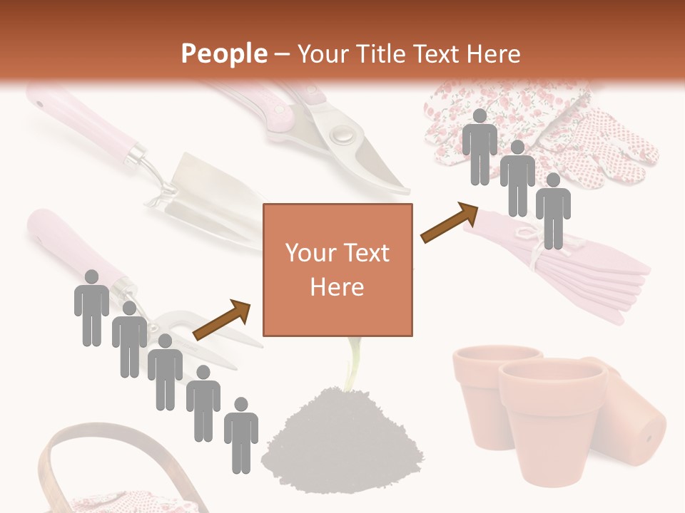 Trug Sticks Ladies PowerPoint Template