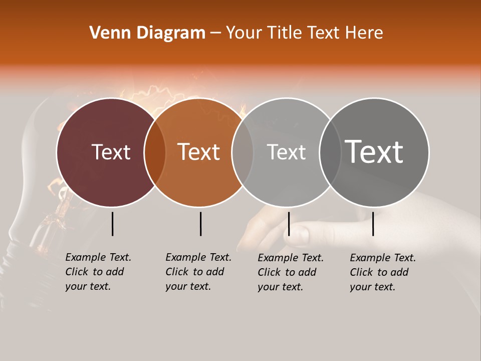 A Person Pointing At A Light Bulb With Fire Coming Out Of It PowerPoint Template