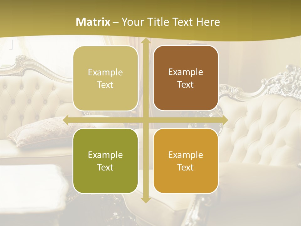 Chandelier Sit Carved PowerPoint Template