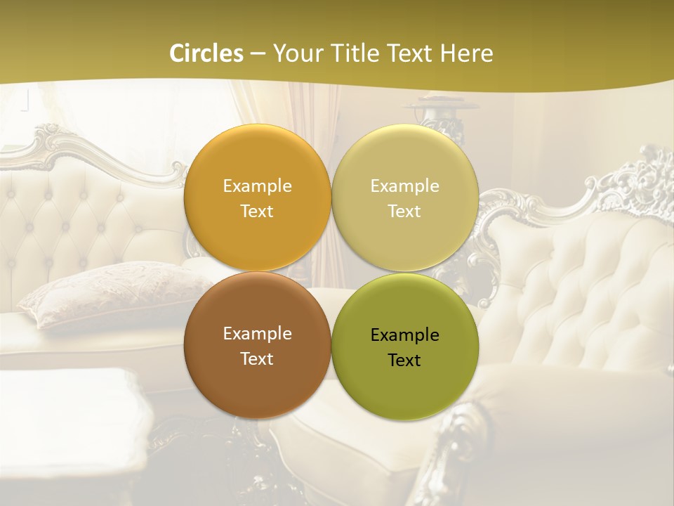 Chandelier Sit Carved PowerPoint Template