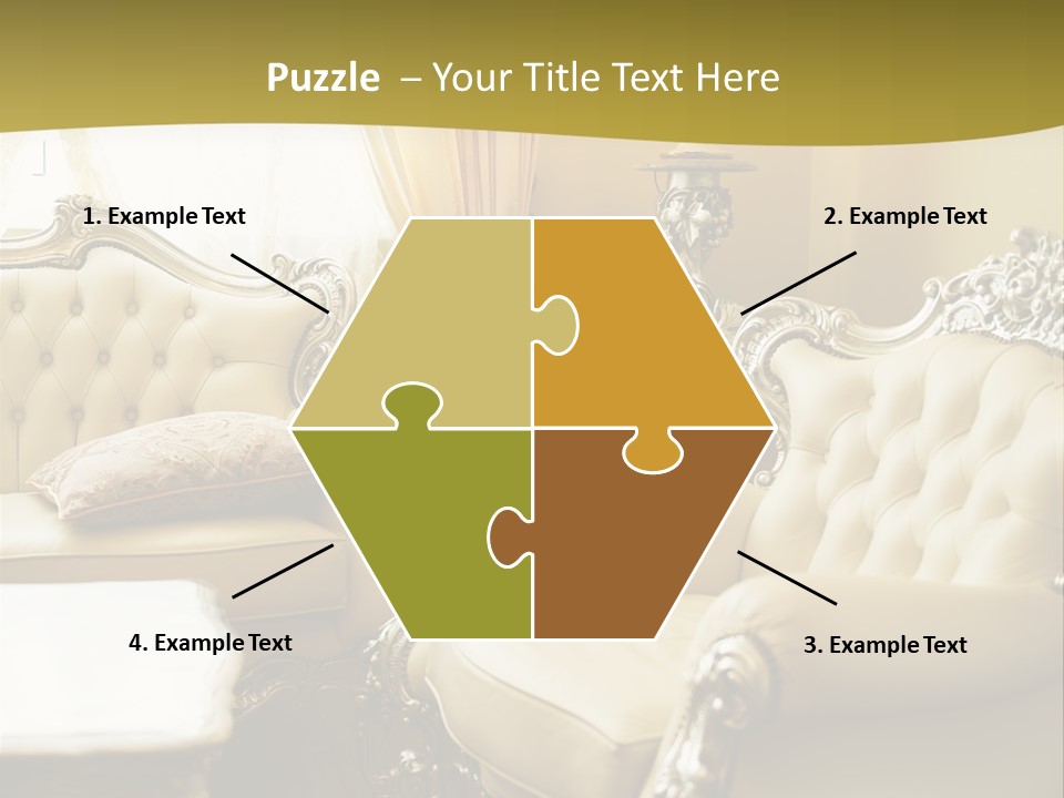 Chandelier Sit Carved PowerPoint Template