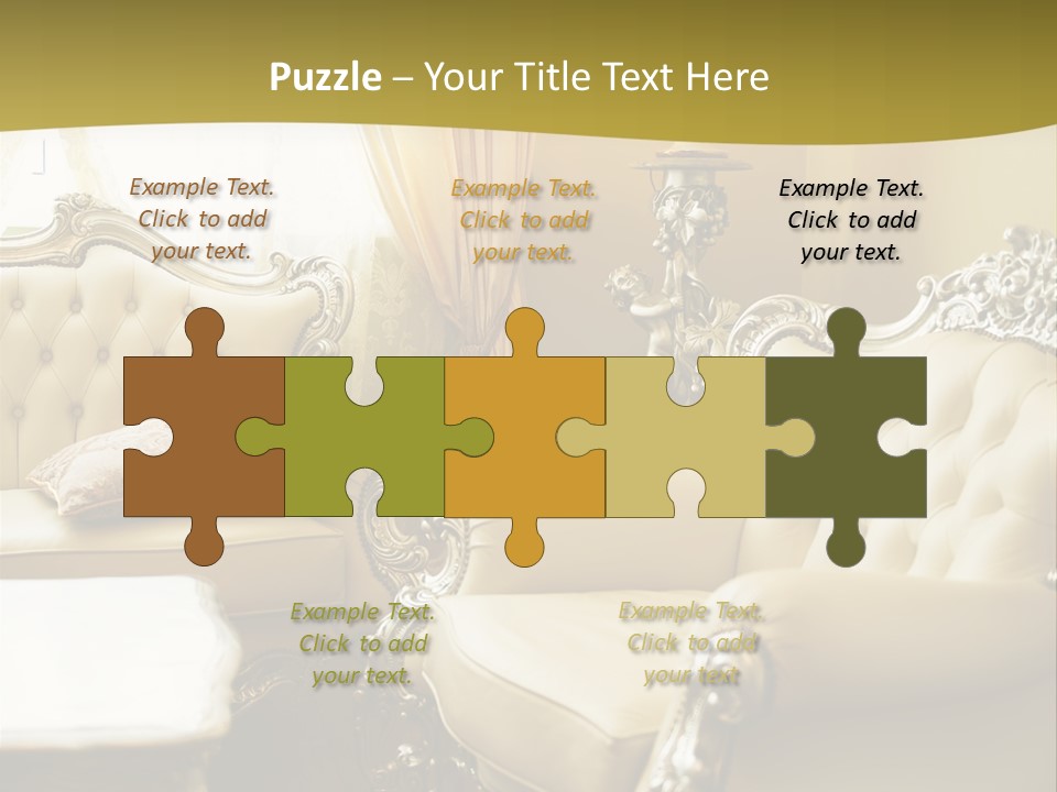 Chandelier Sit Carved PowerPoint Template