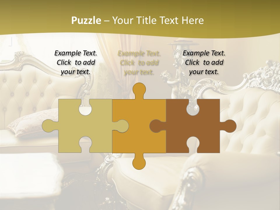 Chandelier Sit Carved PowerPoint Template